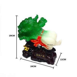 (SIZE LỚN CAO 29CM) BẮP CẢI PHONG THỦY WM950