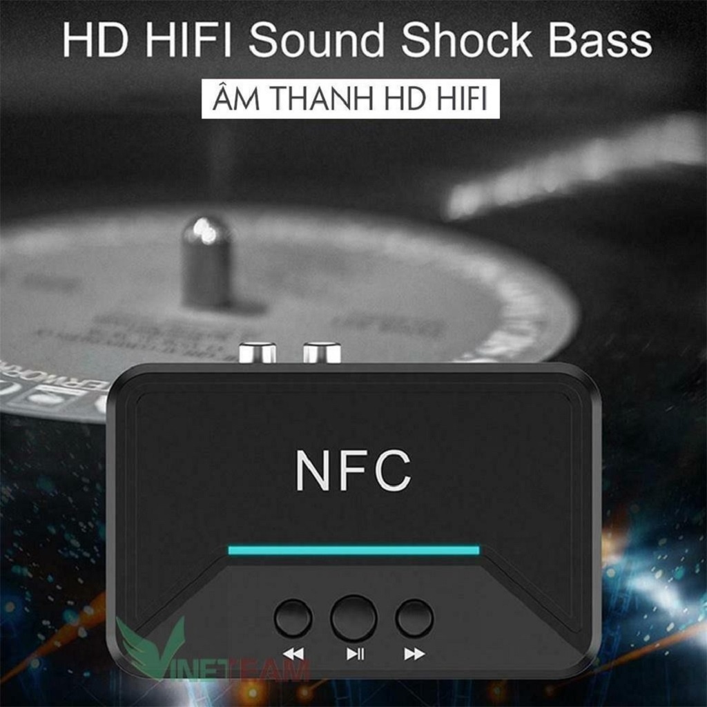 BT200 Thiết Bị Nhận Bluetooth 5.0 Không Dây NFC, Âm Thanh V5.0 - DC4085