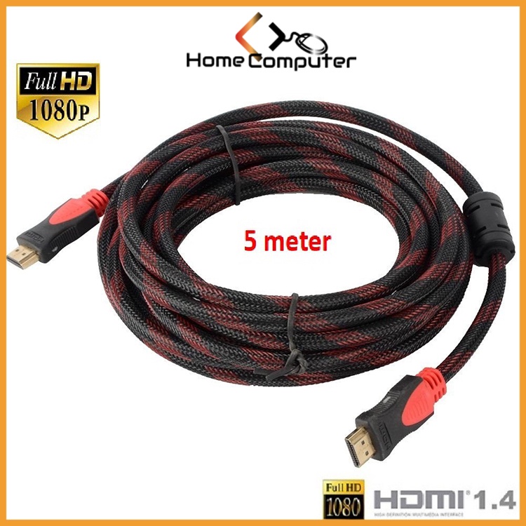 Dây cáp tín hiệu, dây HDMI 1.5m, 3m, 5m tròn chuẩn 1.4v hàng chất lượng.bảo hành 3 tháng - Home Computer