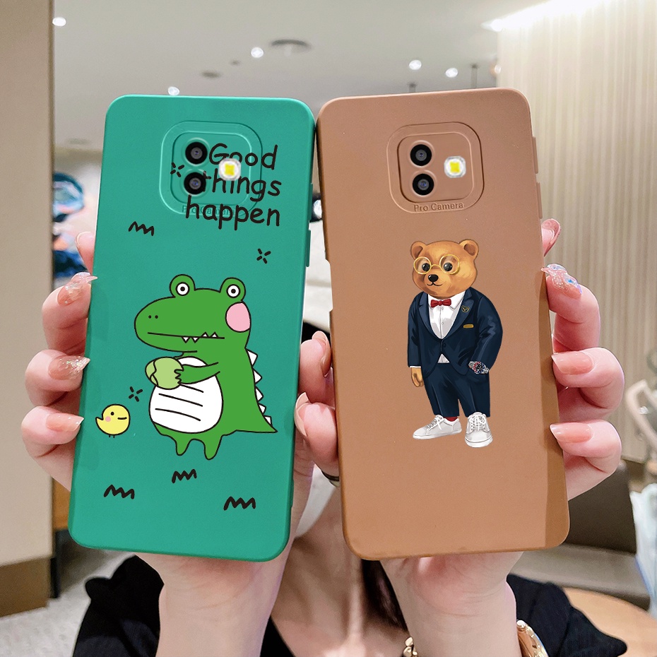 Ốp Điện Thoại Silicon Dẻo Hình Khủng Long Cho Samsung Galaxy J6 Plus J6 + 2018 Samsung J6 Plus J610F SM-J610G / DS 6.0 "