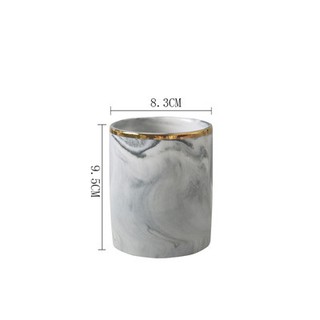 Lọ đựng cọ trang điểm bằng sứ