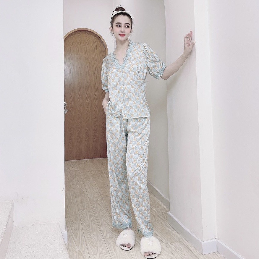 Bộ lụa ren Mai Ngô | BigBuy360 - bigbuy360.vn