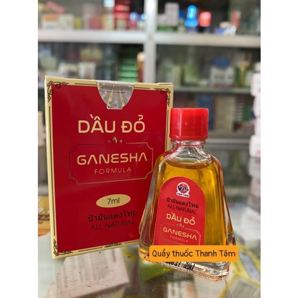 Dầu gió- Dầu Đỏ GANESHA 7ml