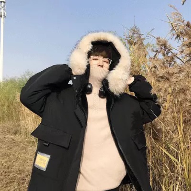 Áo khoác nam mũ lông lót lông - Hàng order Quảng Châu | BigBuy360 - bigbuy360.vn