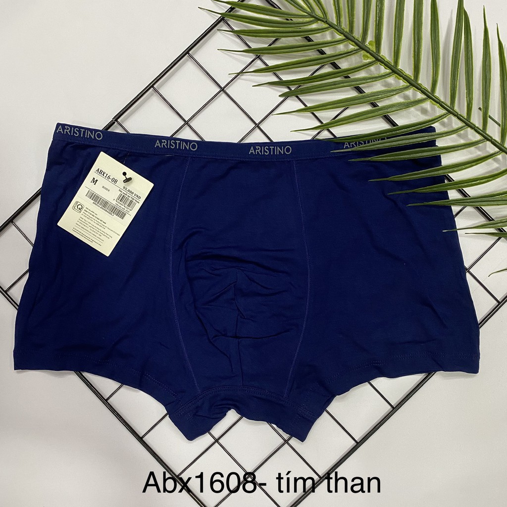 Sịp Đùi Quần Lót Nam Boxer Aristino ABX1608 Quần Xì Chất Cotton Mềm Mại Thoáng Mát Thấm Hút