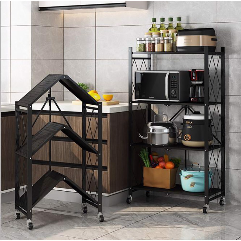 Kệ 4 tầng nhà bếp thông minh gấp gọn