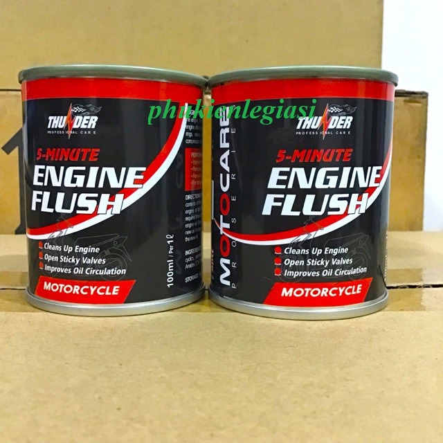 Dung dịch súc nhớt rửa động cơ xe máy Thunder Engine Flush 80ml