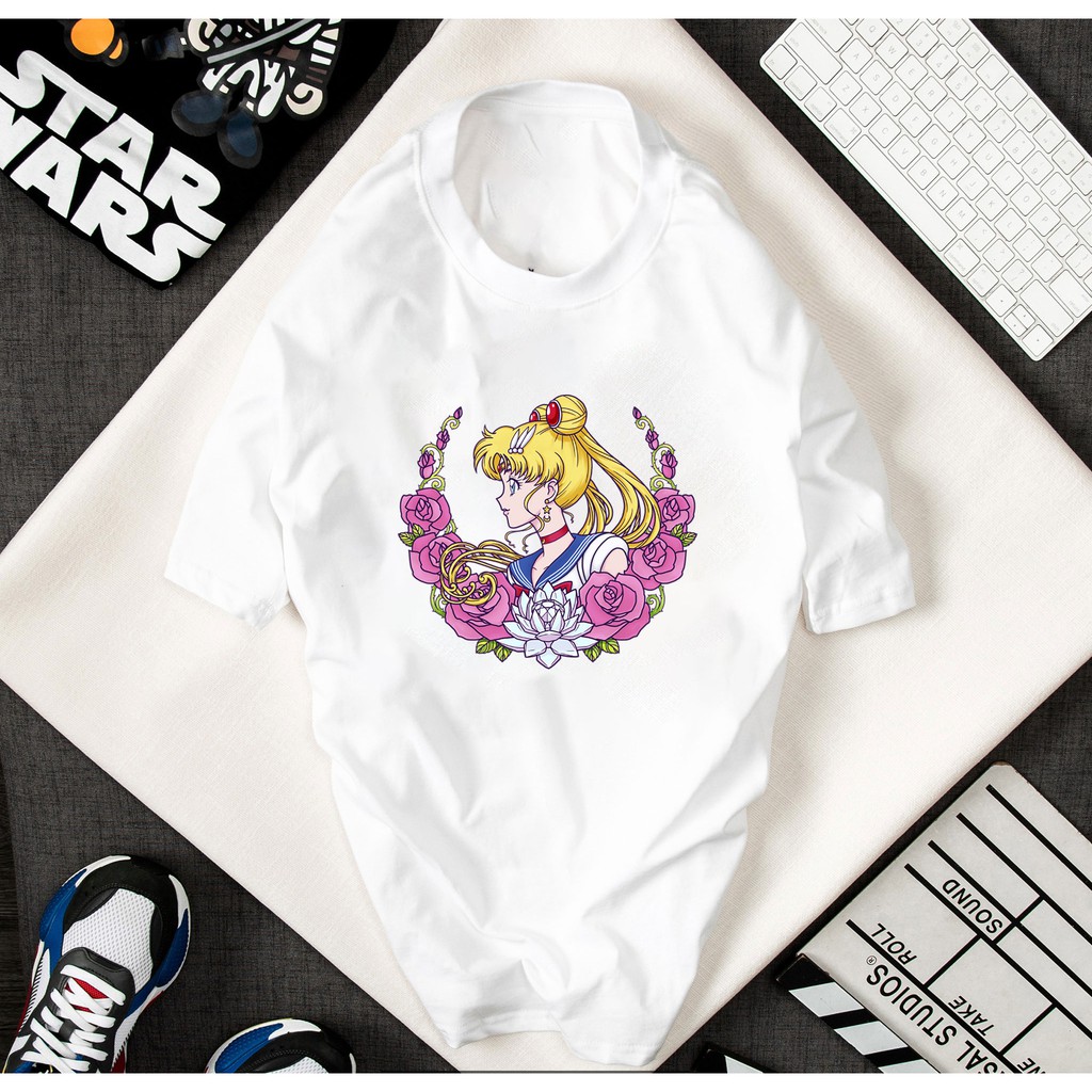 ÁO THUN NAM NỮ THỦY THỦ MẶT TRĂNG SAILOR MOON IN HÌNH HOẠT HÌNH CUTE CHẤT LIỆU VẢI THUN ĐẸP CHO BÉ TRAI-BÉ GÁI - 123