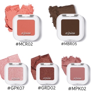 (TL HSD 25/7/2021) Màu Mắt Apieu Mineral Mono Shadow DUAL