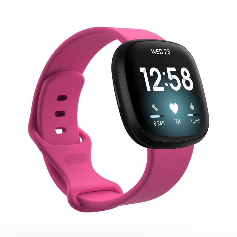 Dây đeo silicon thay thế cho đồng hồ thông minh -Fitbit Versa 3 Sense