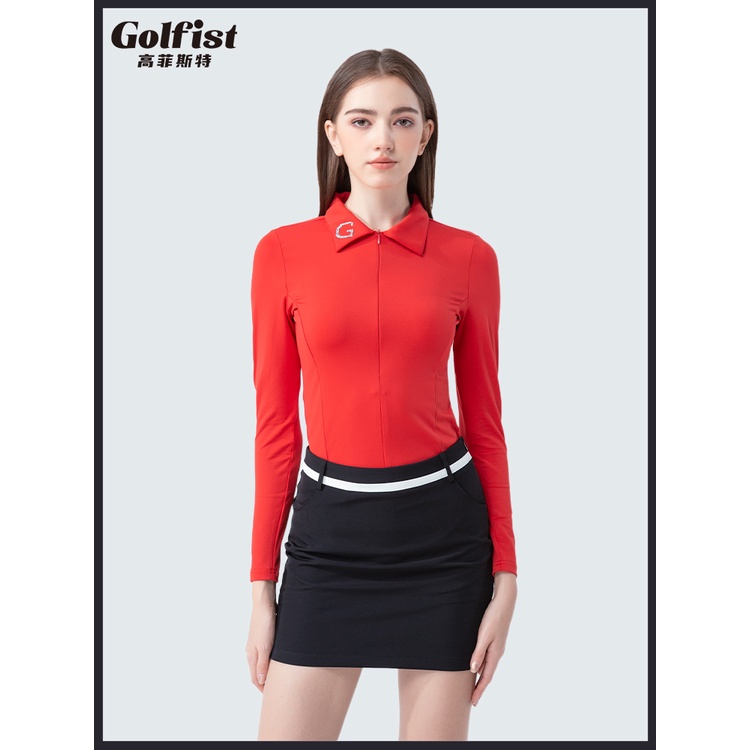 Áo Thun Tay Dài Dáng Ôm Co Giãn Tốt Phong Cách Hàn Quốc Thời Trang Xuân Thu Cho Nữ