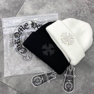 Mũ len chrome heart tag da