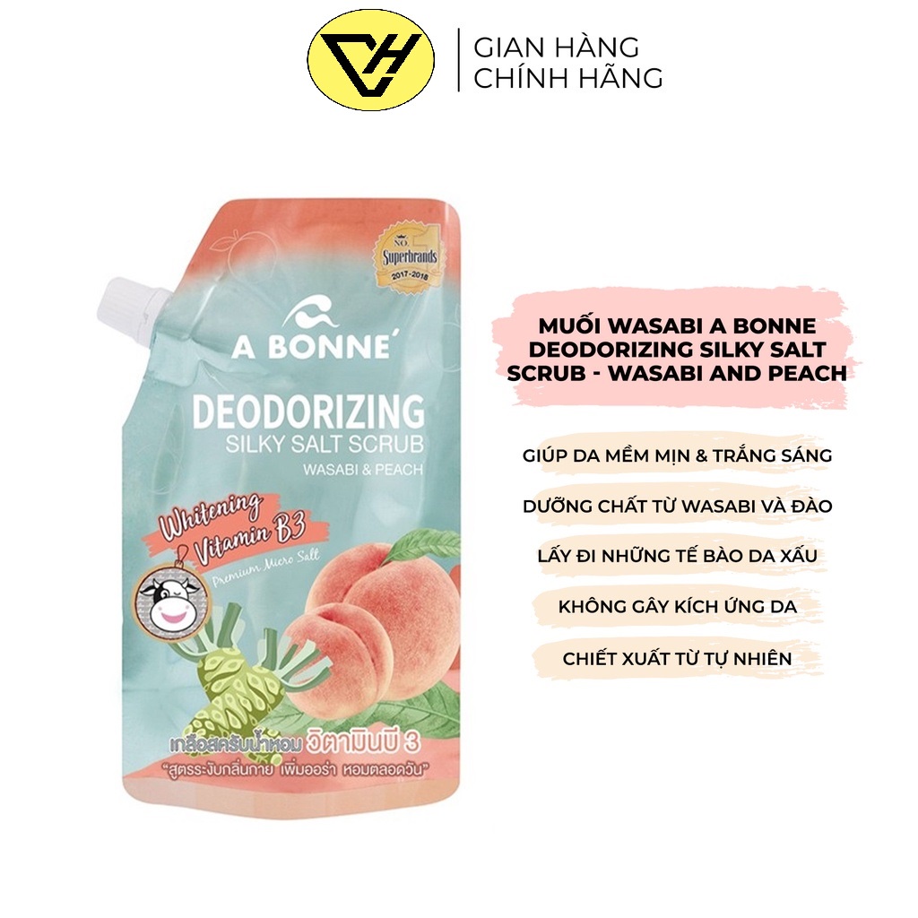 Muối Tắm Dưỡng Ẩm A Bonne' 350g (Có Vòi)