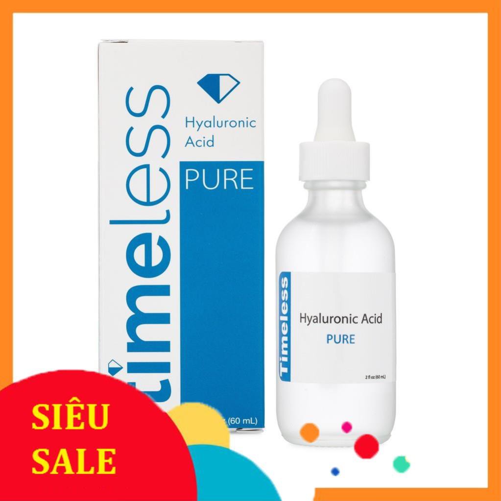 FreeShip Giá Sốc -  Serum HA Cấp ẩm Timeless Hyaluronic Acid 100% Pure