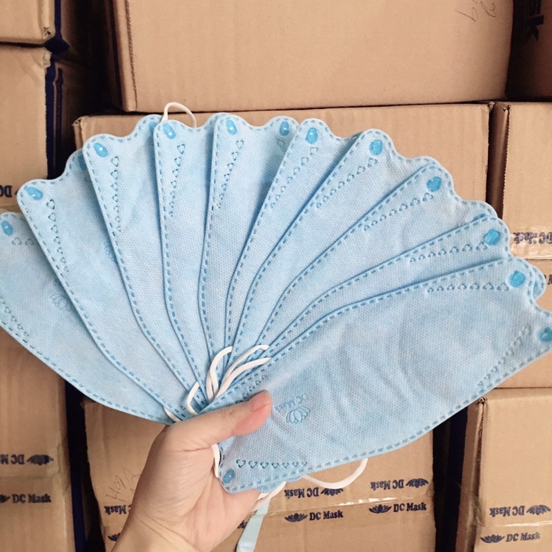 Khẩu trang 4D KF94 DC MASK màu Xanh
