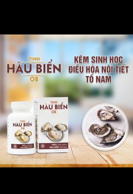 Combo2hộp Tinh chất Hàu Biển OB tăng cường sinh lý nam