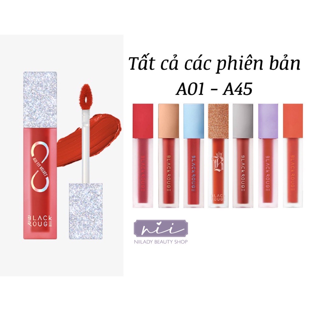 (Ver 1 đến Ver 8) Son Black Rouge Air Fit Velvet Tint
