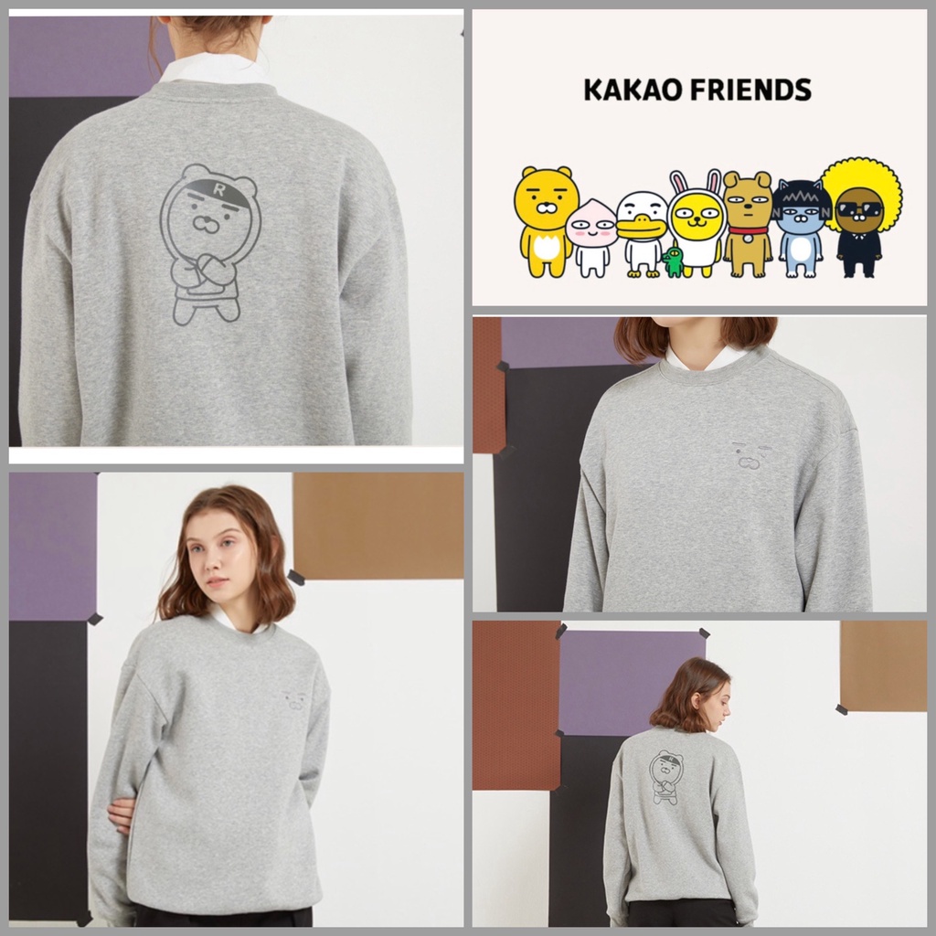[ Siêu sale ngày Black Friday ⚡️] Áo sweater hoodie Kakao Korea Unisex màu grey - Hàng canh sale siêu hot | BigBuy360 - bigbuy360.vn