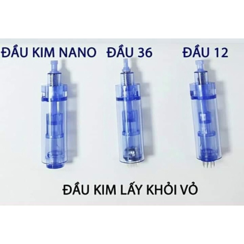Đầu nano, kim 12 và kim 36 máy lăn kim MyM,dr pen | BigBuy360 - bigbuy360.vn