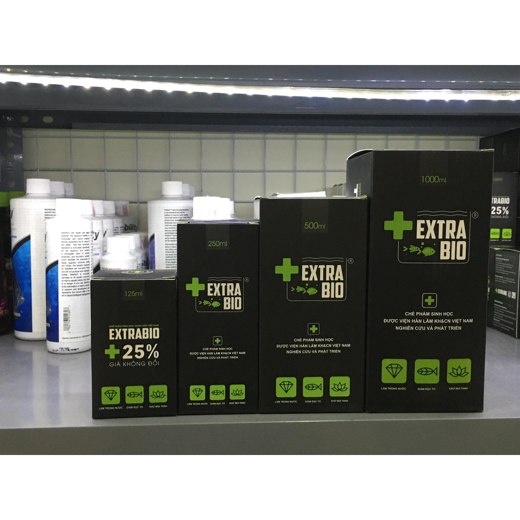 Vi Sinh Bể Cá ExtraBio - Lọ 125ml