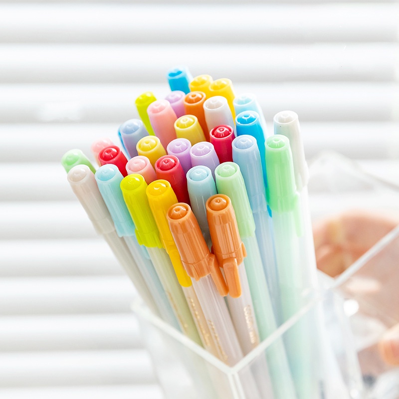 Set 12 Bút Mực Gel Ngòi 0.5mm Màu Sắc Thời Trang C6282