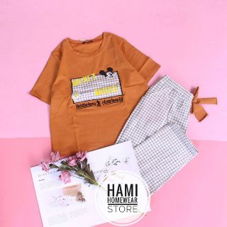 ĐỒ MẶC NHÀ ĐỒ Bộ kaki