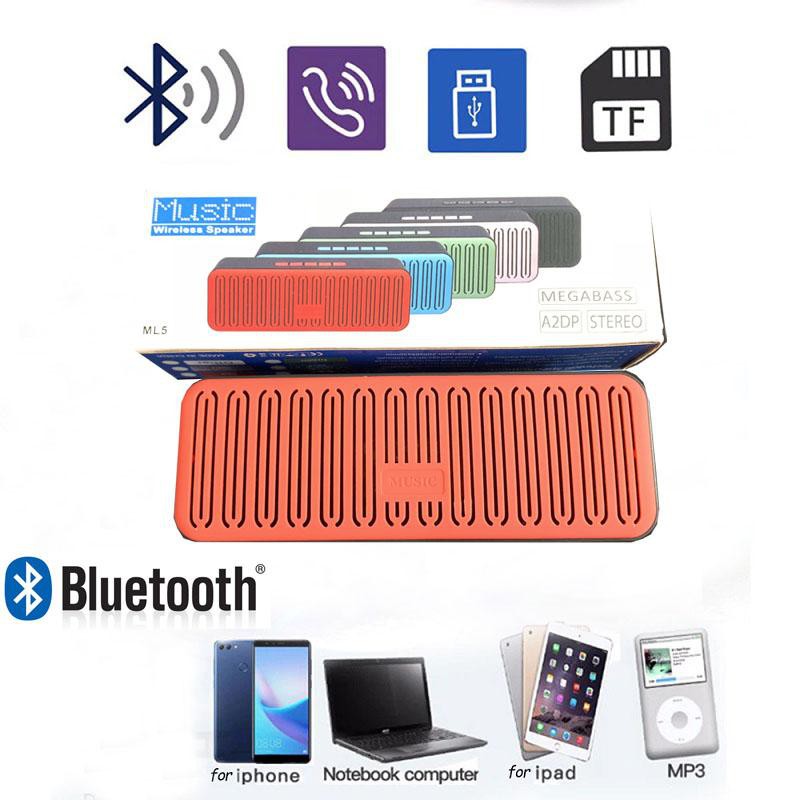 Loa Bluetooth không dây SC ML5 Xuất Xứ Nhật Bản  Bass Siêu Khủng  Jack 3.5mm đài FM khe Thẻ Nhớ