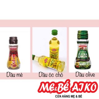 Combo dầu mè, olive, óc chó cho bé