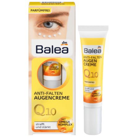 Kem chống thâm quầng mắt và bọng mắt BALEA Q10 kết hợp OMEGA
