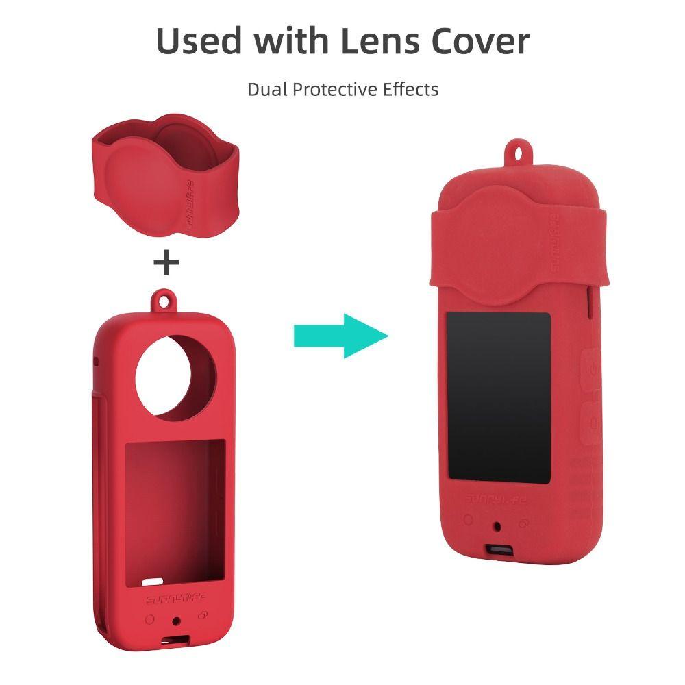 MAG Nắp Bảo Vệ Ống Kính Camera Chống Trầy Xước Cho Insta360 X3