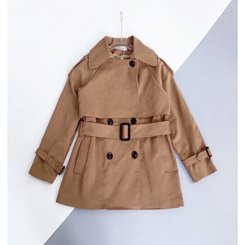 ✨Áo măng tô✨áo trechcoat dáng ngắn chất kaki siêu đẹp | BigBuy360 - bigbuy360.vn