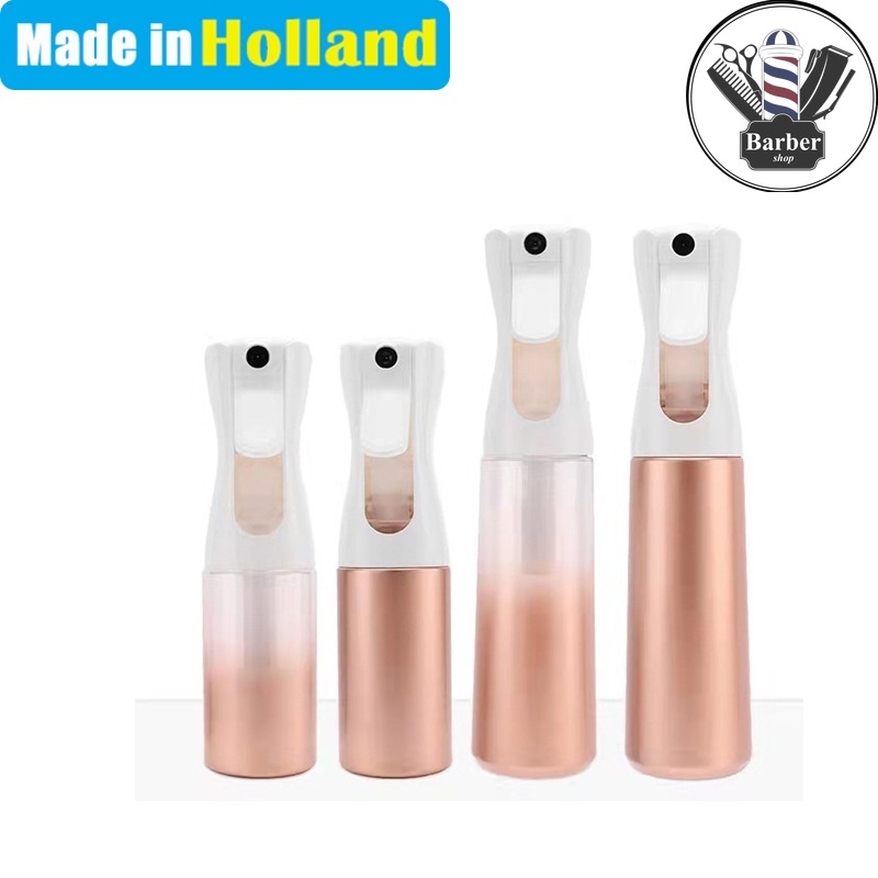 Bình Xịt Nước 200ML 300ML Màu Vàng Hồng Chuyên Dụng Cho Salon Làm Tóc Thời Trang