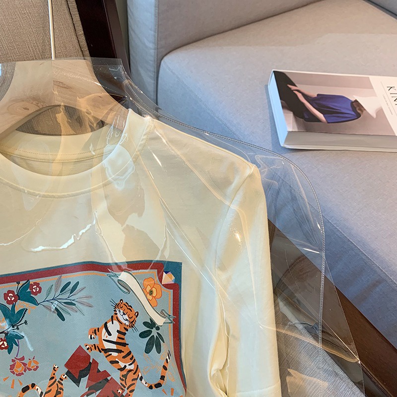 NRVP Áo Thun Mùa Hè Tay Cộc Oversize In Họa Tiết Phong Cách Hàn Quốc Cho Nam / Nữ