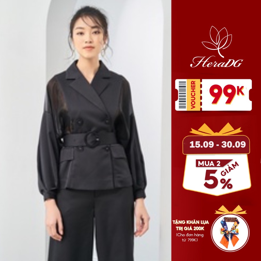 Áo blazer lụa thiết kế HeraDG - WAV19015