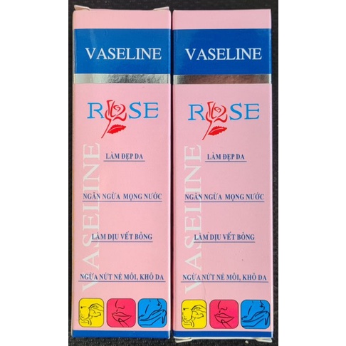 Kem dưỡng ẩm Vaseline Rose - Ngừa nứt nẻ môi, khô da, làm đẹp da, làm dịu vết bỏng, ngăn ngừa mọng nước