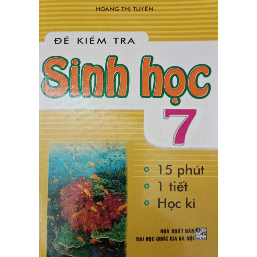 Sách - Đề Kiểm Tra Sinh Học 7