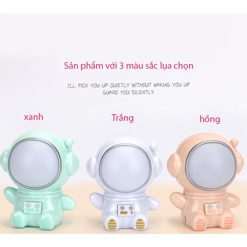 (Hàng Sẳn TP.HCM)Đèn Ngủ Phi Hành Gia Người Bảo Vệ Thiên Hà Trẻ Em Đèn Đầu Giường  Bảo Vệ Mắt Ánh Sáng Dịu nhẹ