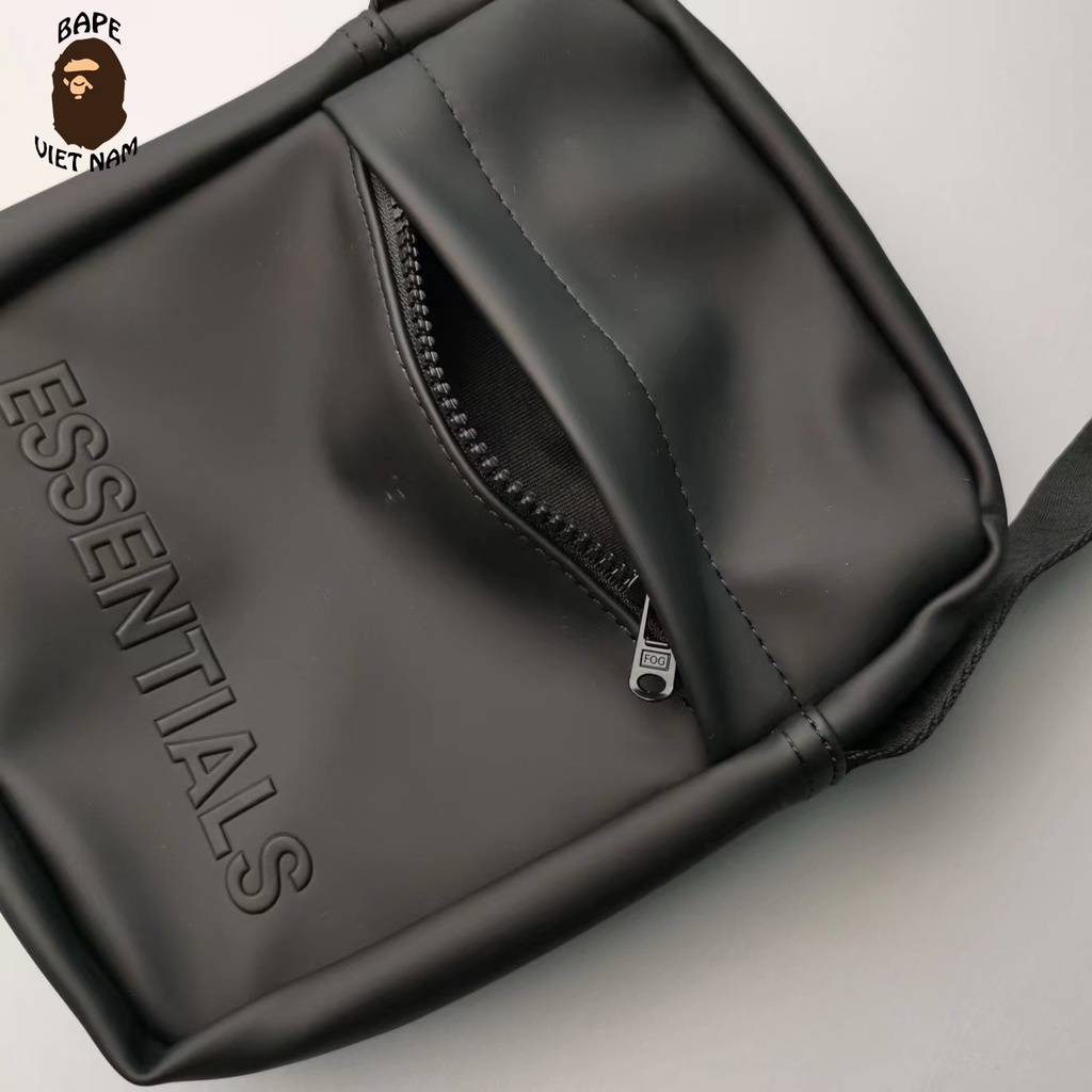 Túi Đeo hông Fear of God Essentials, Túi đeo chéo Essentials FOG chất liệu Da chống nước SS2022 BapeVN