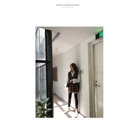 Áo gile len mỏng áo len ulzzang siêu xinh hàn quốc hàng Quảng Châu - GL08 | BigBuy360 - bigbuy360.vn