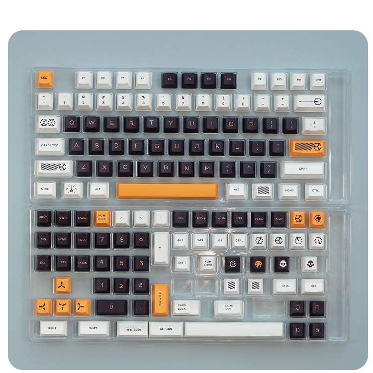 Bộ keycap Virtual War Cherry Profile PBT dye-sub 140 phím nút bàn phím cơ - Kicap