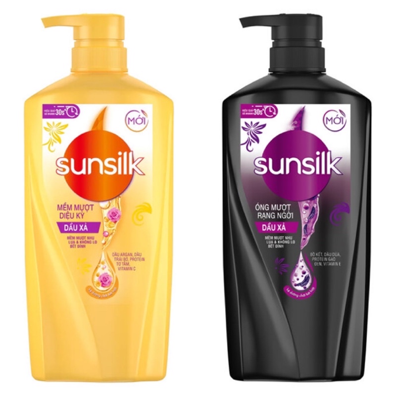 DẦU XẢ SUNSILK 640G MỀM MƯỢT DIỆU KỲ/ ÓNG MƯỢT RẠNG NGỜI