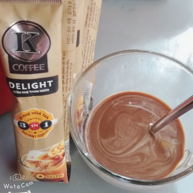 Combo 10 gói cà phê sữa hòa tan K-coffee Delight 3in1