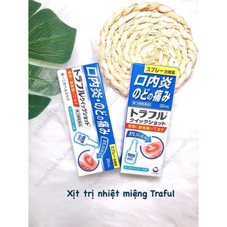 Xịt nhiệt miệng 20ml Traful- Nhật