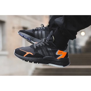 😘 giày adidas nite jogger core black - size 38 38.2/3 39 - conds - new + real authentic 100%