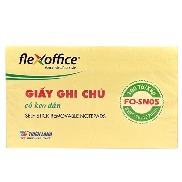 Giấy Ghi Chú Thiên Long 3x5 FO-SN05