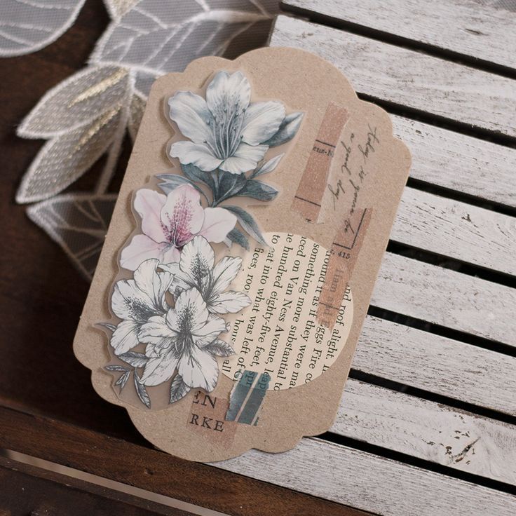 Băng keo Washi tape Pet tape hoa đỗ quyên chiết lẻ 90cm Loidesign | meohime198