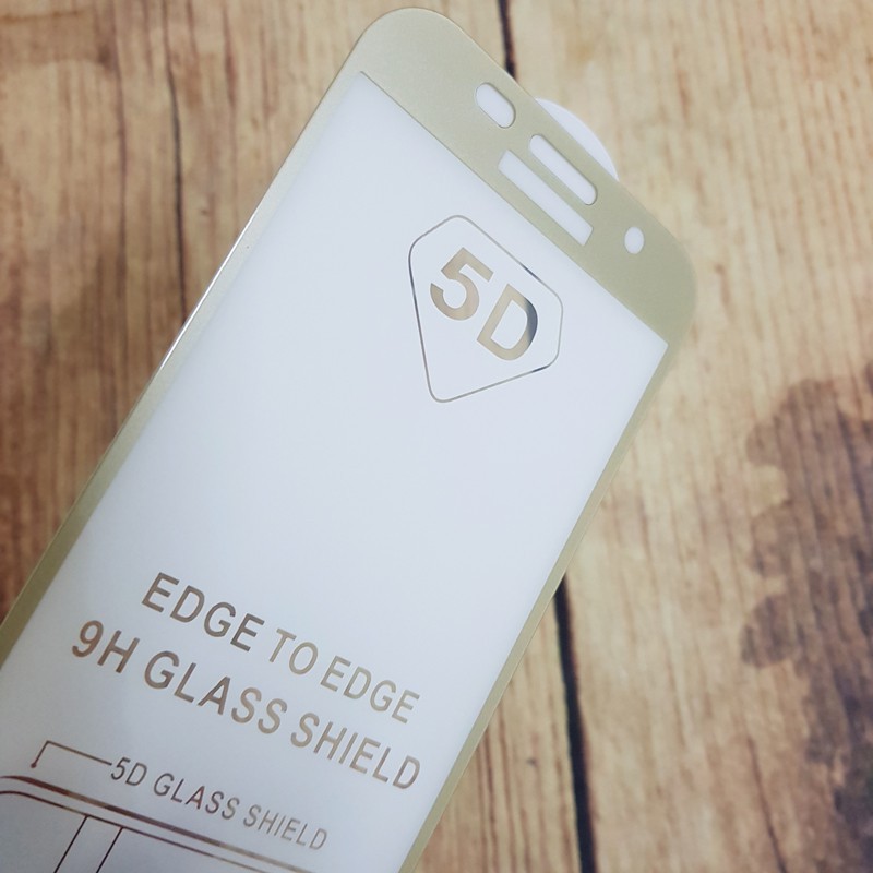 SAMSUNG A7 2017 - A720 CƯỜNG LỰC FULL KEO FULL MÀN HÌNH TẶNG KEO CHỐNG HỞ MÉP A7 2017