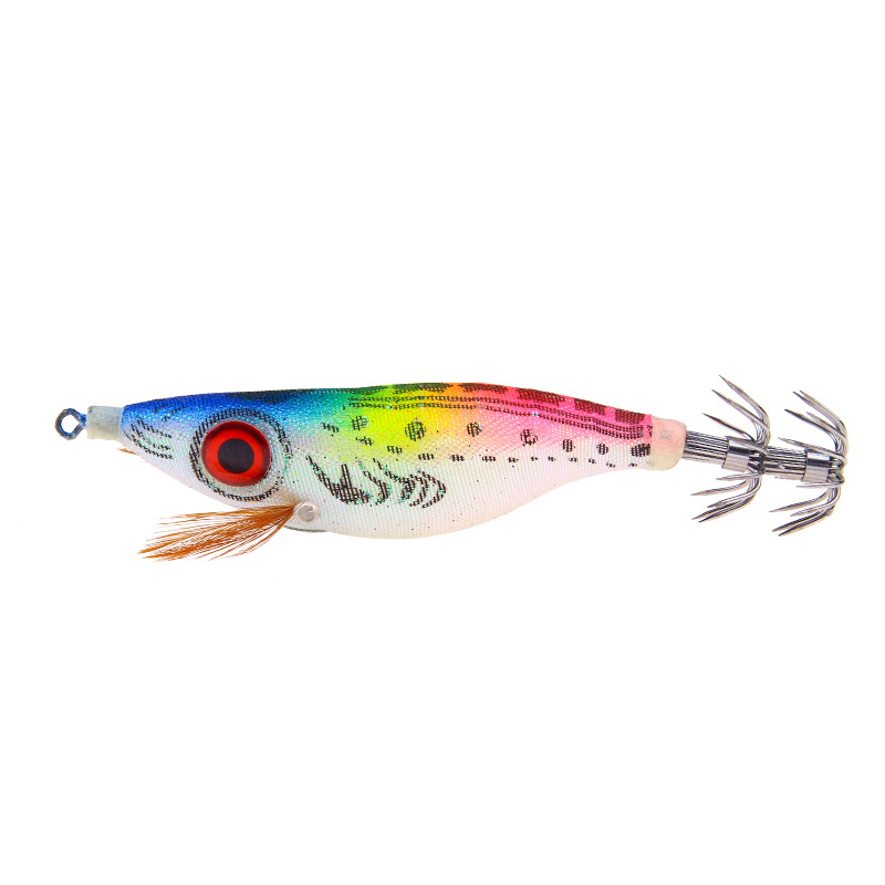 Mồi Câu Cá Giả Hình Con Tôm Bằng Gỗ Phát Quang 9.2g / 10cm