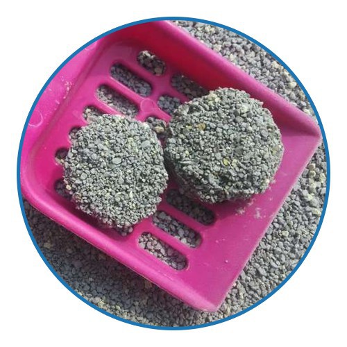 Cát vệ sinh cho mèo Kún Miu hương phấn 8L Tinh chất bentonite, than hoạt tính và zeolite cao cấp