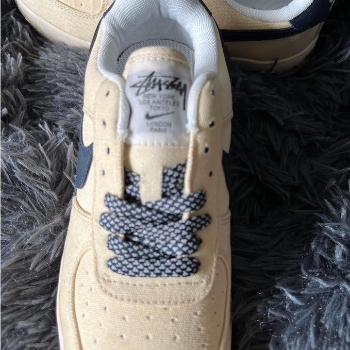 Giày thể thao af1 canvas navy, giày sneaker vải canvas nam nữ đủ size bản Trung